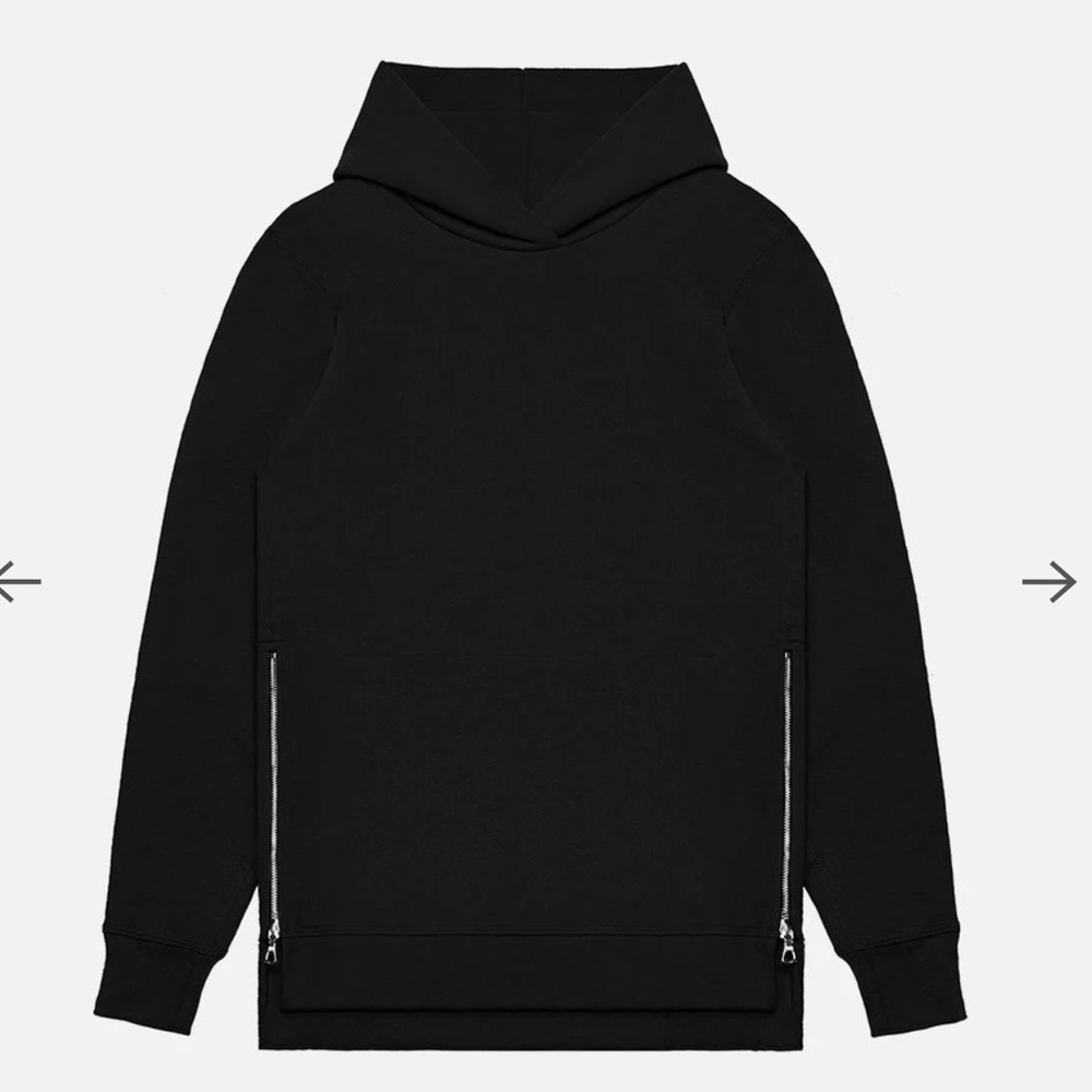 John Elliott Hoodie Size 2 Black